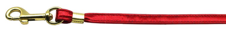 Metallic Leash Red MTL 3/8 without Jewels